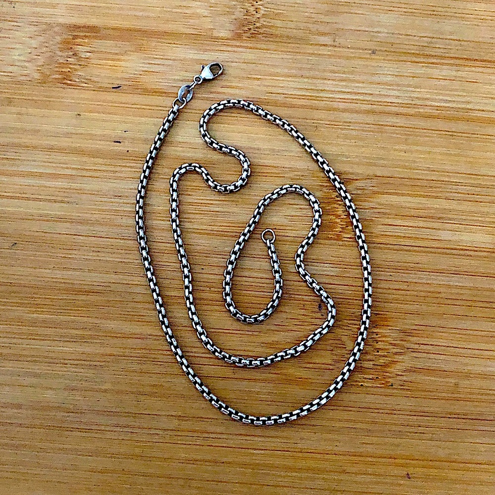 $132 20" Avery Retired Vintage Estate Chain Sterling Marked AVERY 925 - Picture 5 of 5